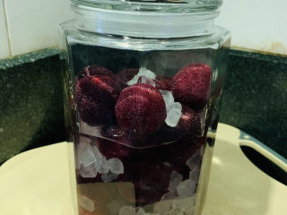 16、杨梅酒,盖住瓶盖盖，每天打开放气，半个月，就可以喝了，酸酸，甜甜的