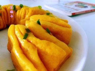 13、南瓜水煎花卷,成品。