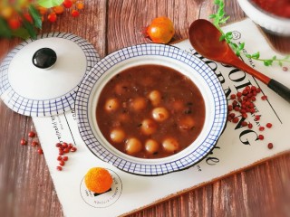 19、红豆汤圆,成品