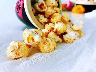 5、原味爆米花,成品。
