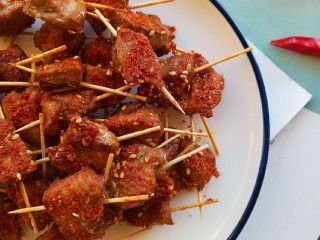 16、牙签肉烤箱版,成品