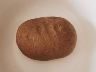 7、荞麦馒头,再揉成面团 加盖子发酵