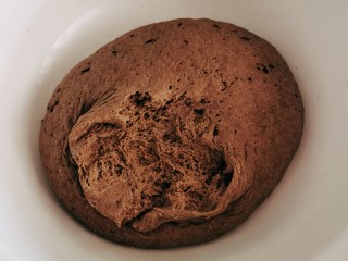 8、荞麦馒头,这是发酵好的样子 呈蜂窝状