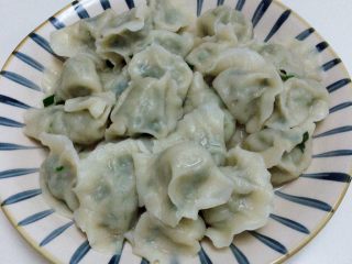 12、韭菜猪肉水饺,出锅