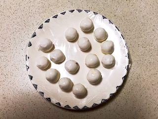 16、双色暑香汤圆,包了8个红薯汤圆，7个紫薯汤圆