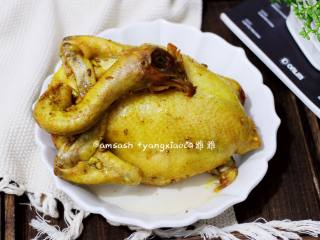 9、盐焗鸡,香喷喷的盐焗鸡就做好了，鲜嫩多汁的，特别香