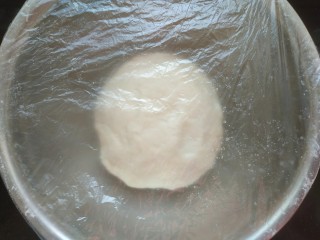 6、黄金小馒头,罩上保鲜膜发酵