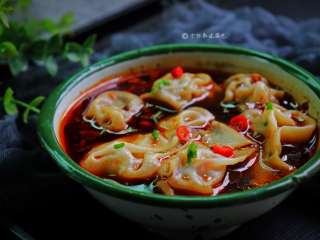 12、酸辣馄饨,吃饭没胃口的小伙伴看过来,来一碗酸辣馄饨在合适不过了
