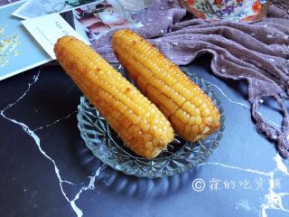 10、奶香烤玉米,完成。