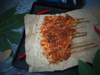 13、甜辣鸡肉串,鲜美多汁,又嫩又香