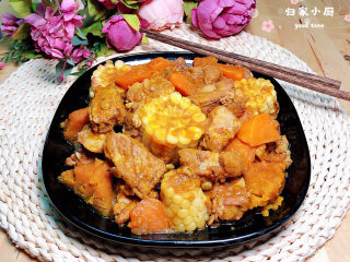 18、玉米烧排骨,咸鲜又香甜的玉米烧排骨上桌了！