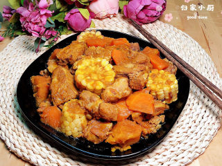 19、玉米烧排骨,配上米饭，幸福感满满！