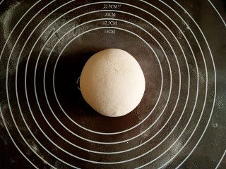 7、鲜虾饼,将面和好，盖保鲜膜醒15-20分钟，然后揉光滑，面不要和的太硬。