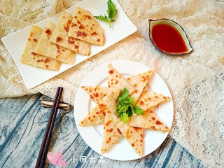 17、鲜虾饼,装盘。