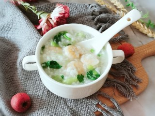 15、蔬菜虾仁粥,美味早餐粥出锅啦 