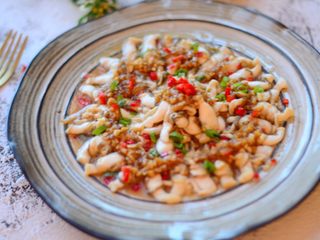 17、清蒸鲜味蛏子,完成品