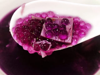 20、紫薯西米露,美美的西米