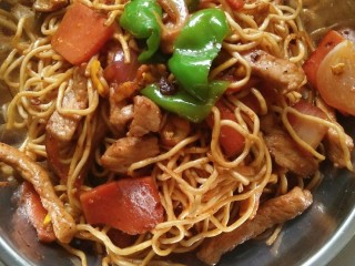 17、豪华版炒面套餐,成品图