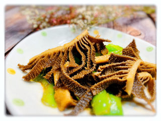 19、爆炒牛百叶,爆炒牛百叶，完成！