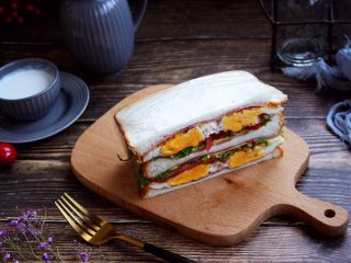 12、三明治,成品图。