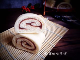 15、豆沙白玉卷,完成。