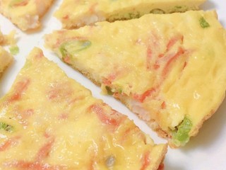 8、杂蔬煎虾仁,8.最后切成一小块块，大功告成