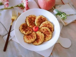 17、苹果饼,甜甜的苹果味 浓浓的燕麦奶香味