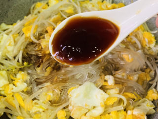 14、豆芽炒粉条,加蚝油；