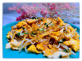 18、豆芽炒粉条,豆芽炒粉条！完成！