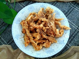 13、椒盐鸡胸肉,成品图