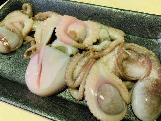 2、爆炒章鱼,取出