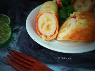 12、香蕉土司卷,外脆里的香蕉香甜滑搭配美味得不要不要的