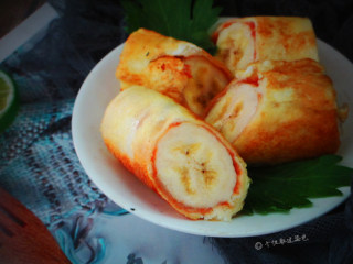 15、香蕉土司卷,大家试试看