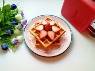 12、早餐华夫饼,宝贝的营养早餐妥妥的。