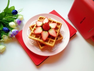 13、早餐华夫饼,当下午茶也是很不错的选择哦！