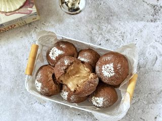 24、可可冰心面包,成品图