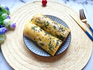 15、玉米渣煎饼,美好的一天开始了。