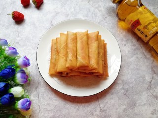 19、炸春卷,好吃到停不下来。