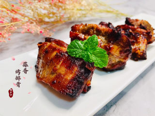 19、蒜香烤排骨,蒜香排骨,完成