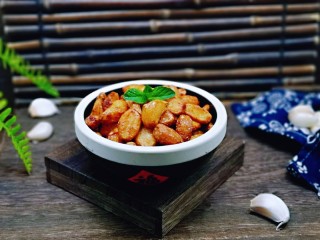 14、油炸金蒜子,太好吃了。