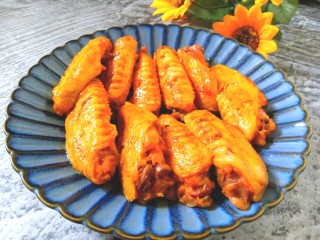 17、压力锅焖奥尔良肉酱鸡翅,成品图