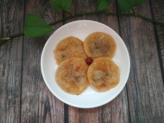 16、苹果饼,豆沙馅苹果糯米饼