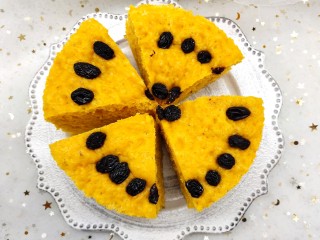 11、南瓜发糕,切开食用吧