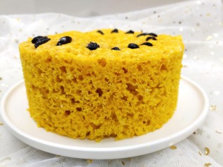 10、南瓜发糕,发糕完成，发的还是很完美的