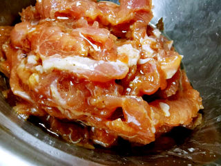 15、土豆炒肉丝,封油