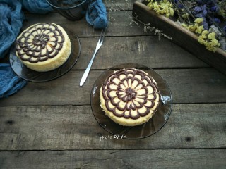 20、拉花半熟芝士蛋糕,成虽。