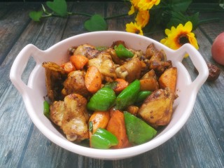 17、生炒鸡,成品图