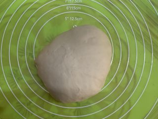 8、韭菜粉丝蒸饺,醒好的面团揉一揉排气。