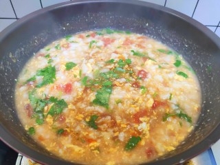 16、西红柿面疙瘩,拌匀即可出锅