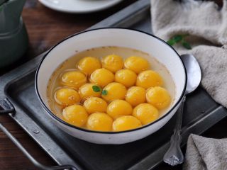 16、南瓜小圆子,成品